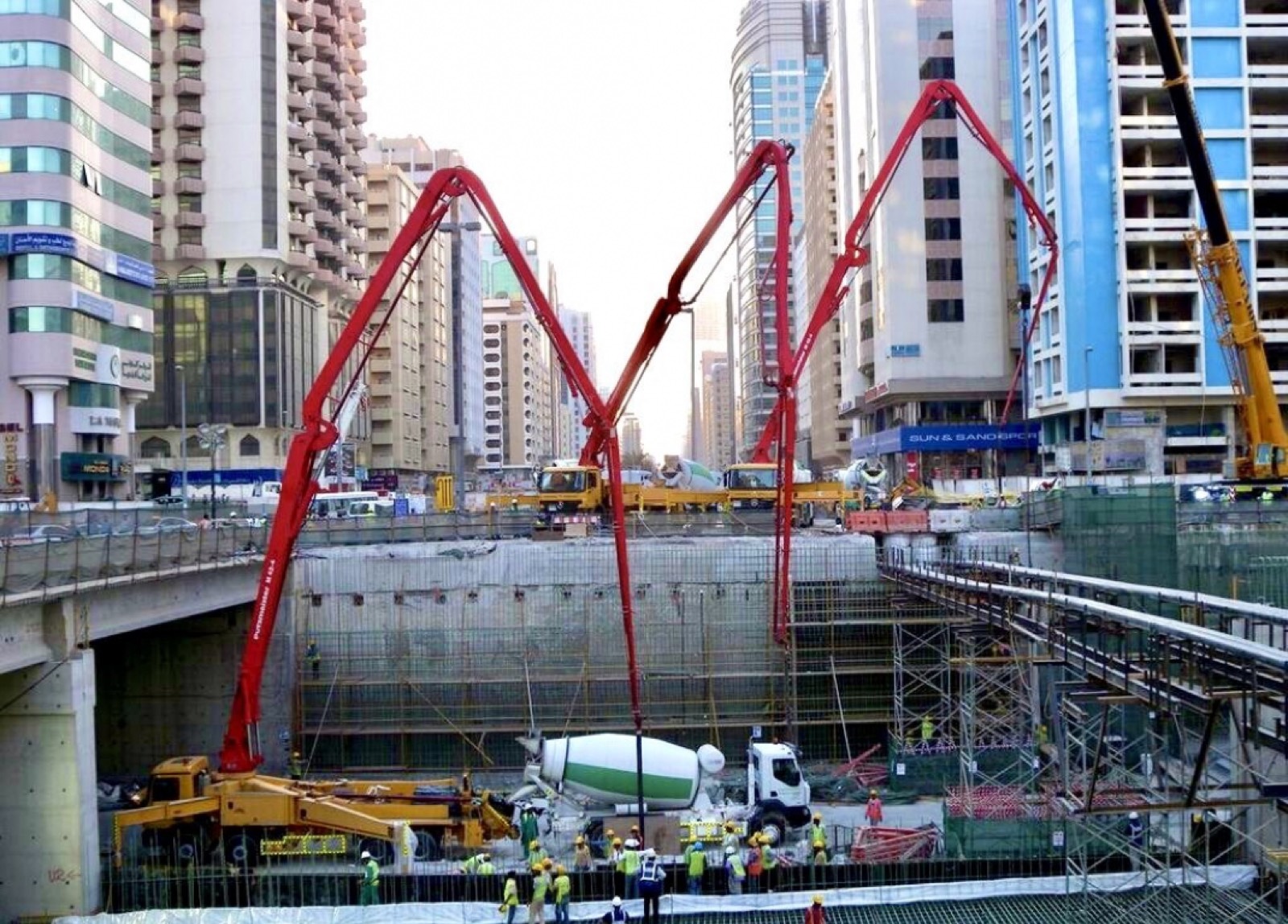 High-rise concrete construction